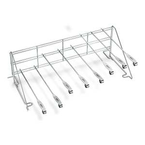 VERTICAL GRILLRACK W/8SKEWERS WO SS