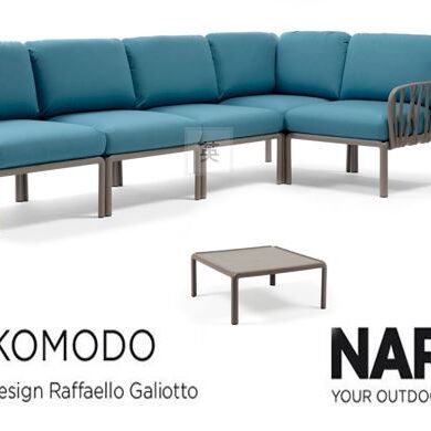 意大利 Nardi Komodo 5 sofa set (Sunbrella fabric) w/ Tea Table