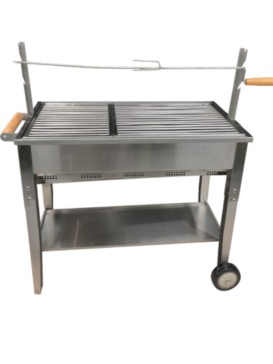 仿日式長方形不銹鋼炭爐